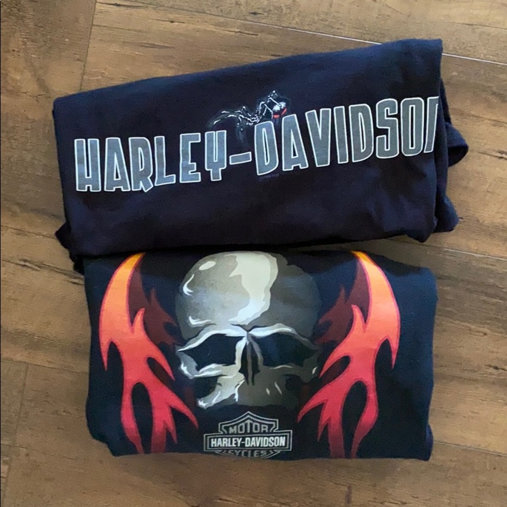 Men’s Harley Davidson shirts (2)
